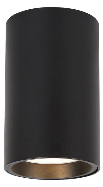 Stropní svítidlo Genesis, 1x černé kovové stínítko, (10 cm)