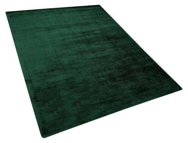 Koberec GESI II Tmavě zelená 140 x 200 cm Viskóza