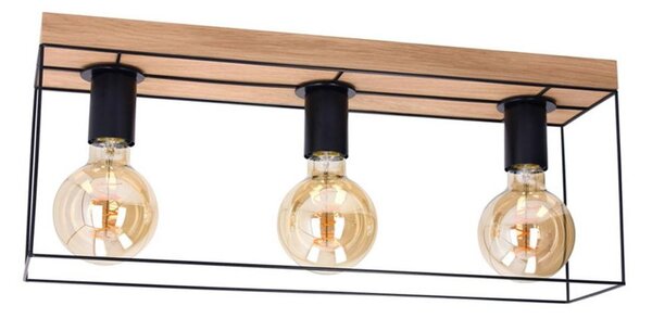 Envostar - Gretter 3 Stropní Lampa Wood/Black - Lampemesteren