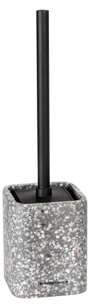Šedá WC štětka z polyresinu Tom Tailor T-Terrazzo – Wenko