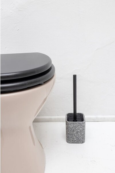 Šedá WC štětka z polyresinu Tom Tailor T-Terrazzo – Wenko