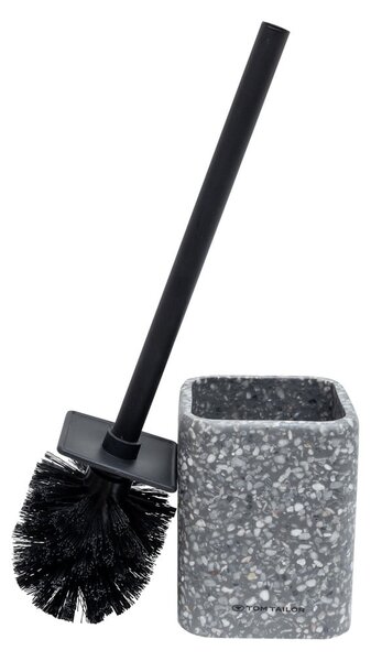 Šedá WC štětka z polyresinu Tom Tailor T-Terrazzo – Wenko