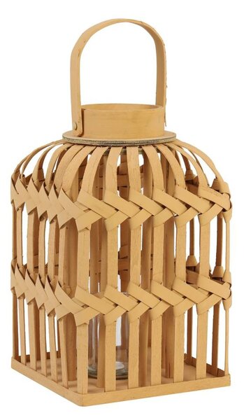 Světle hnědá proplétaná lucerna Talia - 22*22*36 cm - Light & Living