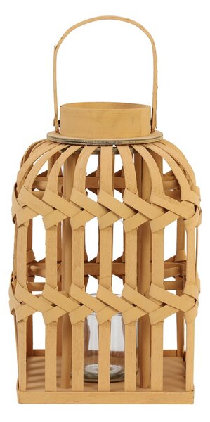 Světle hnědá proplétaná lucerna Talia - 22*22*36 cm - Light & Living