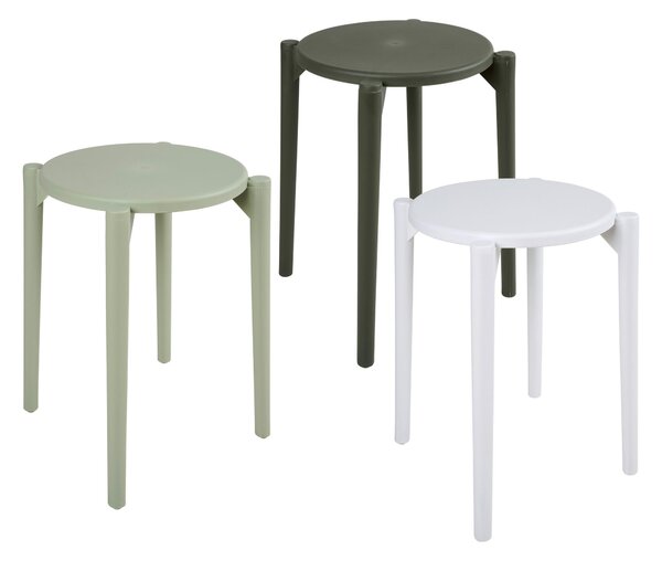 TABURET, plast, 30/46/30 cm Ambia Home - Taburety