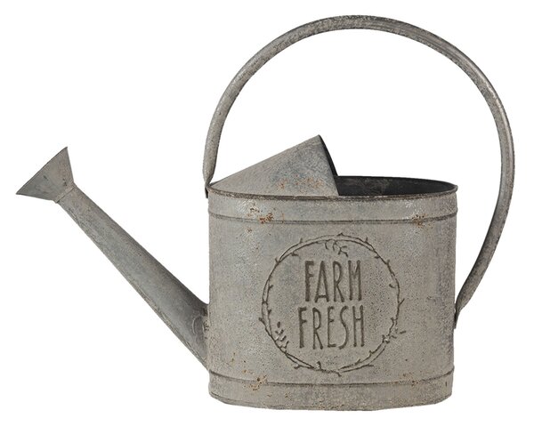 Dekorativní šedá retro konev Fresh farm - 45*16*33 cm - Clayre & Eef