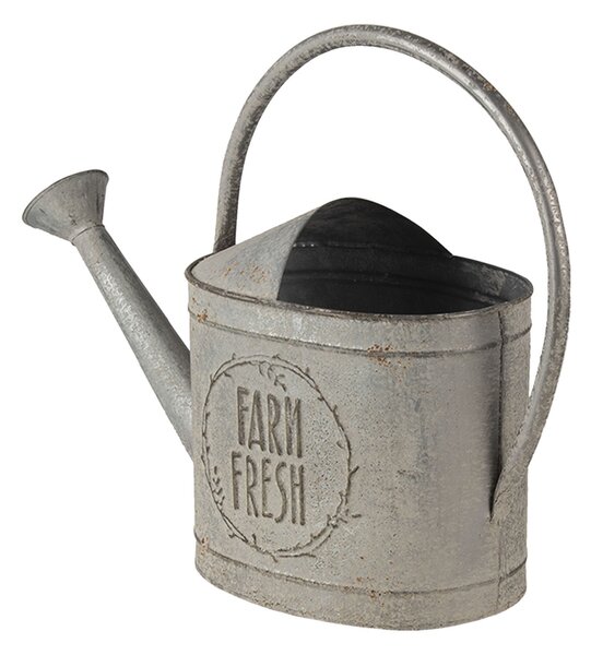 Dekorativní šedá retro konev Fresh farm - 45*16*33 cm - Clayre & Eef