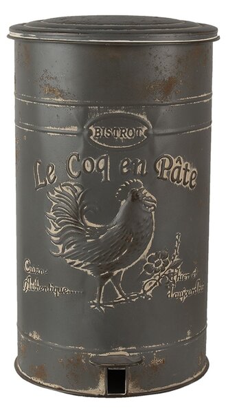 Vintage odpadkový koš Le Coq en Pate - Ø 27*45 cm