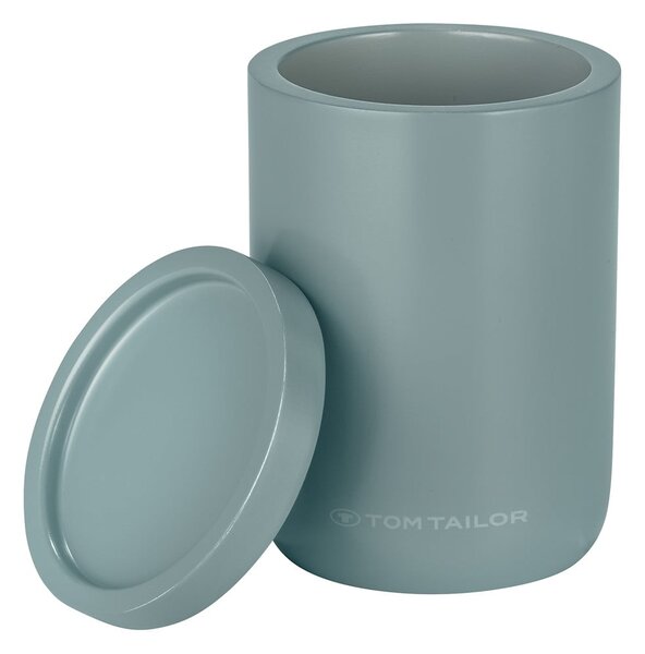 Zelený koupelnový organizér na vatové tampony z polyresinu Tom Tailor T-Color Bath – Wenko