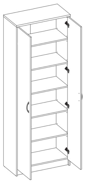 Skříň OPTIMUS 70-002 bílá