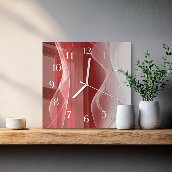Skleněné hodiny Abstrakce zskb-30x30-00058250