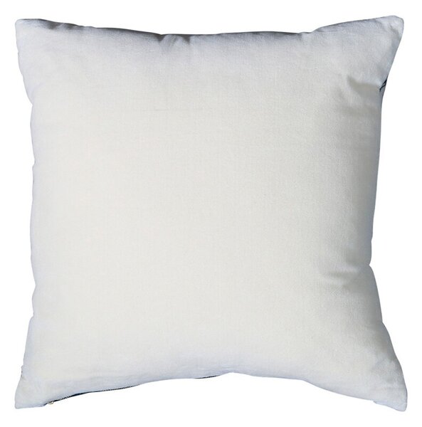 Sametový polštář s okrasným bílým alliem - 45*45*10cm - Mars & More