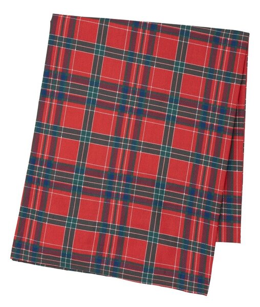 Bavlněný ubrus s vánočním motivem 178x137 cm Christmas Tartan Check – Catherine Lansfield
