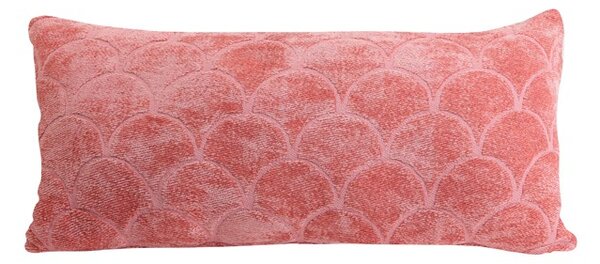 Růžový sametový podlouhlý polštář Skali - 60*30 cm - Light & Living
