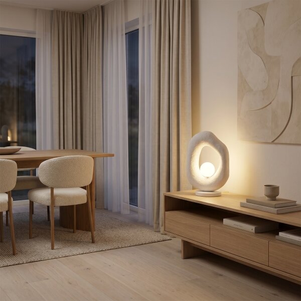 Brilagi - Stolní lampa WABI SABI 1xG9/8W/230V bílá