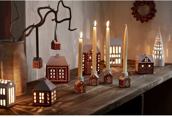 Keramické vánoční ozdoby v sadě 2 ks 5 cm Gingerbread – Kähler Design