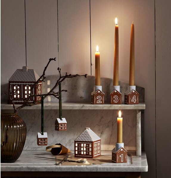 Keramický adventní svícen Gingerbread – Kähler Design