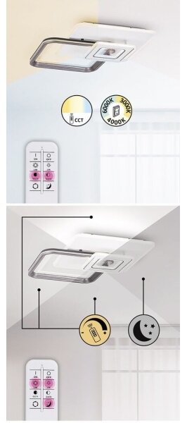 Rabalux 2937 - LED Stmívatelný lustr LED/48W/230V 3000K/4000K/6000K + DO