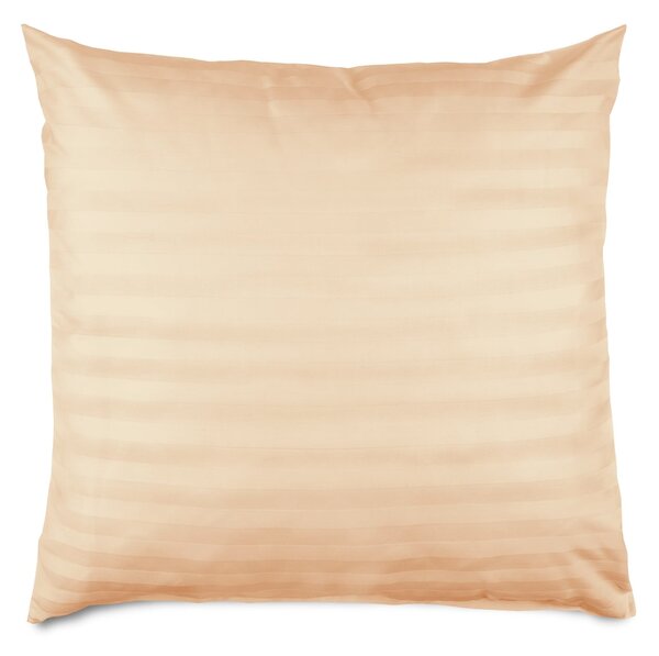 BAMBUSOVÝ POVLAK NA POLŠTÁŘ STRIPE BEIGE 40X40 CM BÉŽOVÁ