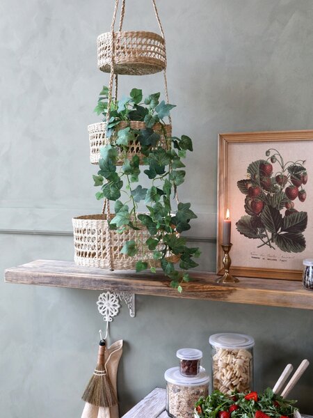 Závěsné přírodní košíky z mořské trávy - Ø32*115 cm - Chic Antique
