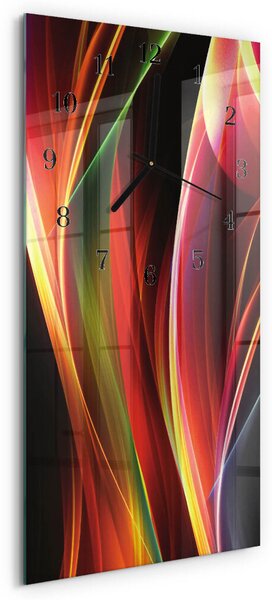 Skleněné hodiny vertikální Abstrakce zsppc-30x60-00177589