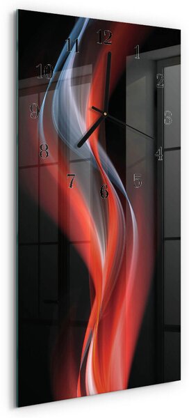 Skleněné hodiny vertikální Abstrakce zsppc-30x60-00176077