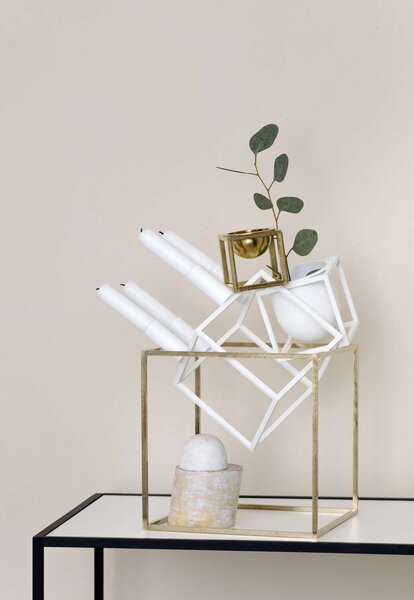 Audo Copenhagen Květináč Kubus White - 14 cm BLS182