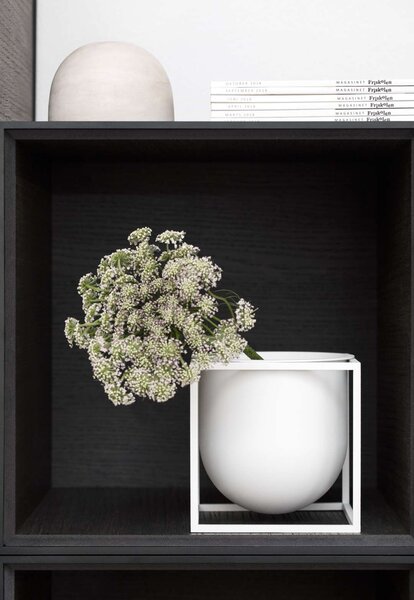 Audo Copenhagen Květináč Kubus White - 14 cm BLS182
