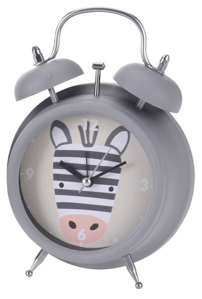 Dětské stolní hodiny Zebra, vícebarevná