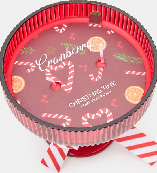 Sinsay - Vánoční vonná svíčka Cranberry - červená