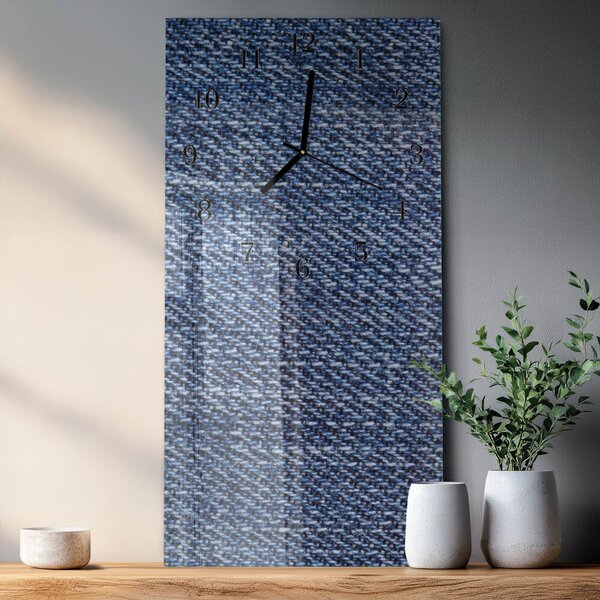 Skleněné hodiny vertikální Plast zsppc-30x60-00170346