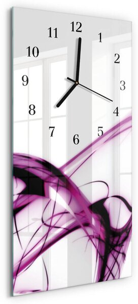 Skleněné hodiny vertikální Abstrakce zsppc-30x60-00180512