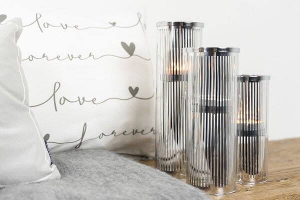 Světle šedý polštář Forever Love - 40*12*60cm - Mars & More