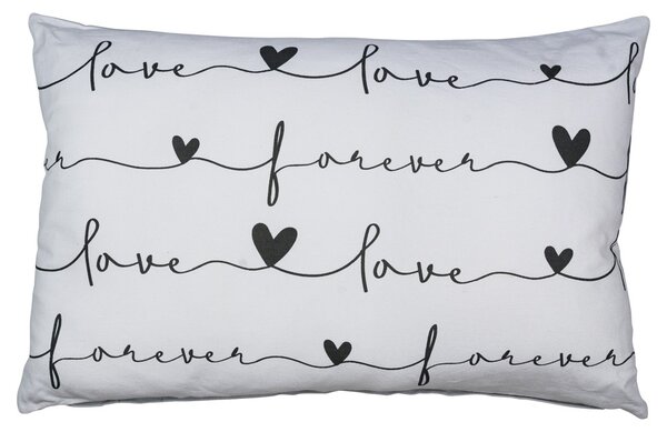 Světle šedý polštář Forever Love - 40*12*60cm - Mars & More
