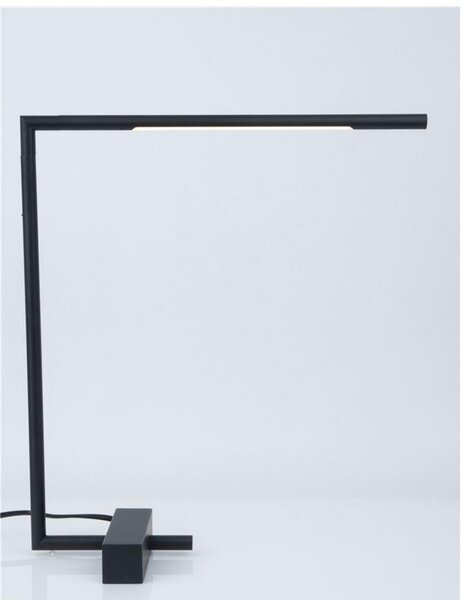 NOVA LUCE stolní lampa RACCIO černý kov a akryl LED 6.8W 230V 3000K IP20 9180724