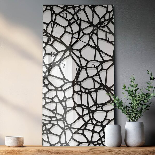 Skleněné hodiny vertikální Vzor zsppc-30x60-00172586