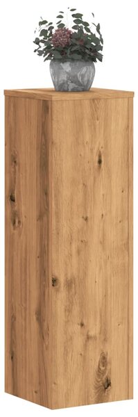 Stojany na rostliny 2 ks dub artisan 25 x 25 x 80 cm kompozit