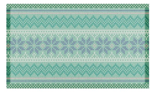 Rohožka z recyklovaného plastu 40x70 cm Fair Isle – Artsy Doormats