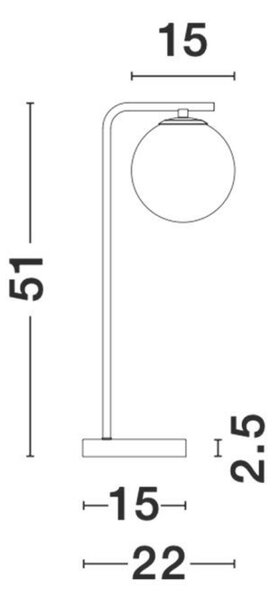 NOVA LUCE stolní lampa ALVAREZ saténový zlatý kov a černý mramor bílé opálové sklo E14 1x5W 230V bez žárovky IP20 9185361