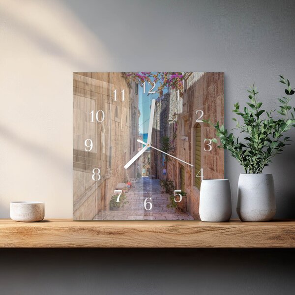 Skleněné hodiny Avenue zskb-30x30-00083217
