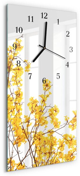 Skleněné hodiny vertikální Strom zsppc-30x60-00174163