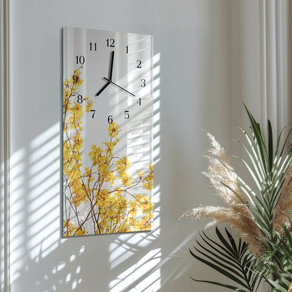 Skleněné hodiny vertikální Strom zsppc-30x60-00174163