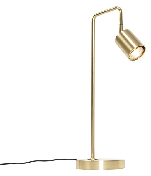 Moderní stolní lampa mosazná nastavitelná - Java