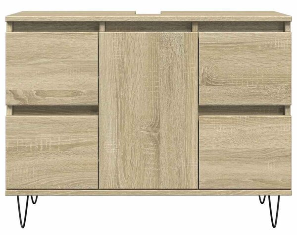 Koupelnová skříňka dub sonoma 80 x 33 x 60 cm kompozitní dřevo
