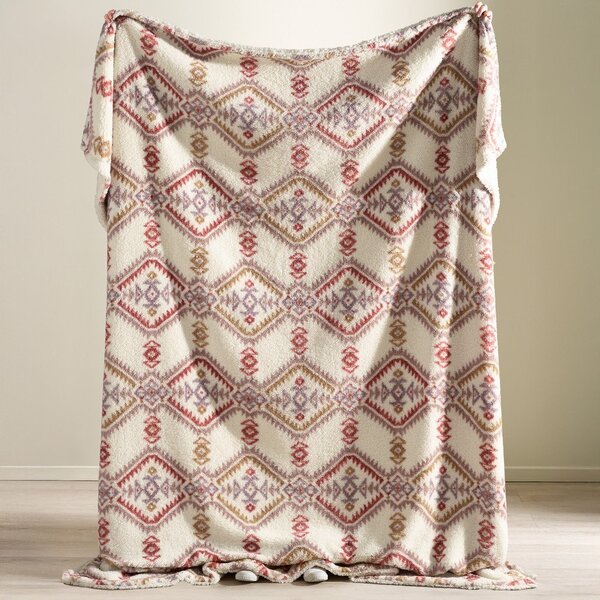 Deka v přírodní barvě 240x200 cm Navajo Fleece – Catherine Lansfield