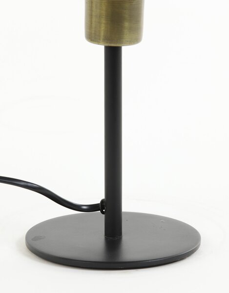 Bronzová antik kovová lampa Klobu - Ø25*33cm / E27 - Light & Living