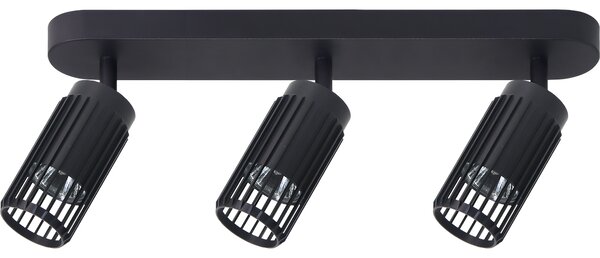 Bodové svítidlo Vertical, 3x černé kovové stínítko, b