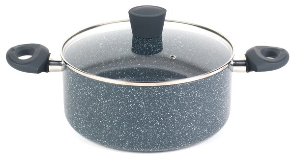 Russell Hobbs Hliníkový hrnec / Rendlík / Pánev / Pánev WOK Nightfall Collection Blue Marble (24 cm) (100354058008)