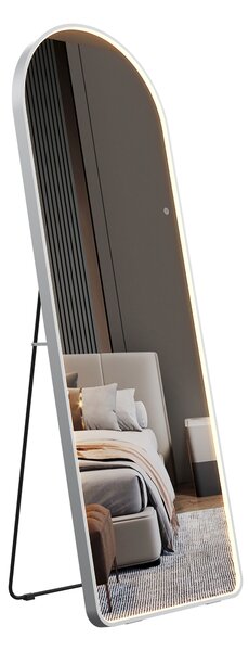 Zrcadlo volně stojící do šatny s LED osvětlením 150x45 cm LZ2