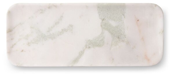 Luxusní bílý mramorový podnos Marble white - 30*12*1,5cm